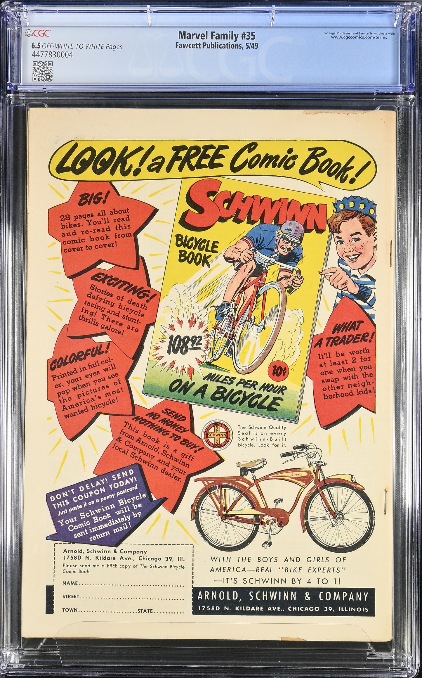 Marvel Family #35 CGC 6.5