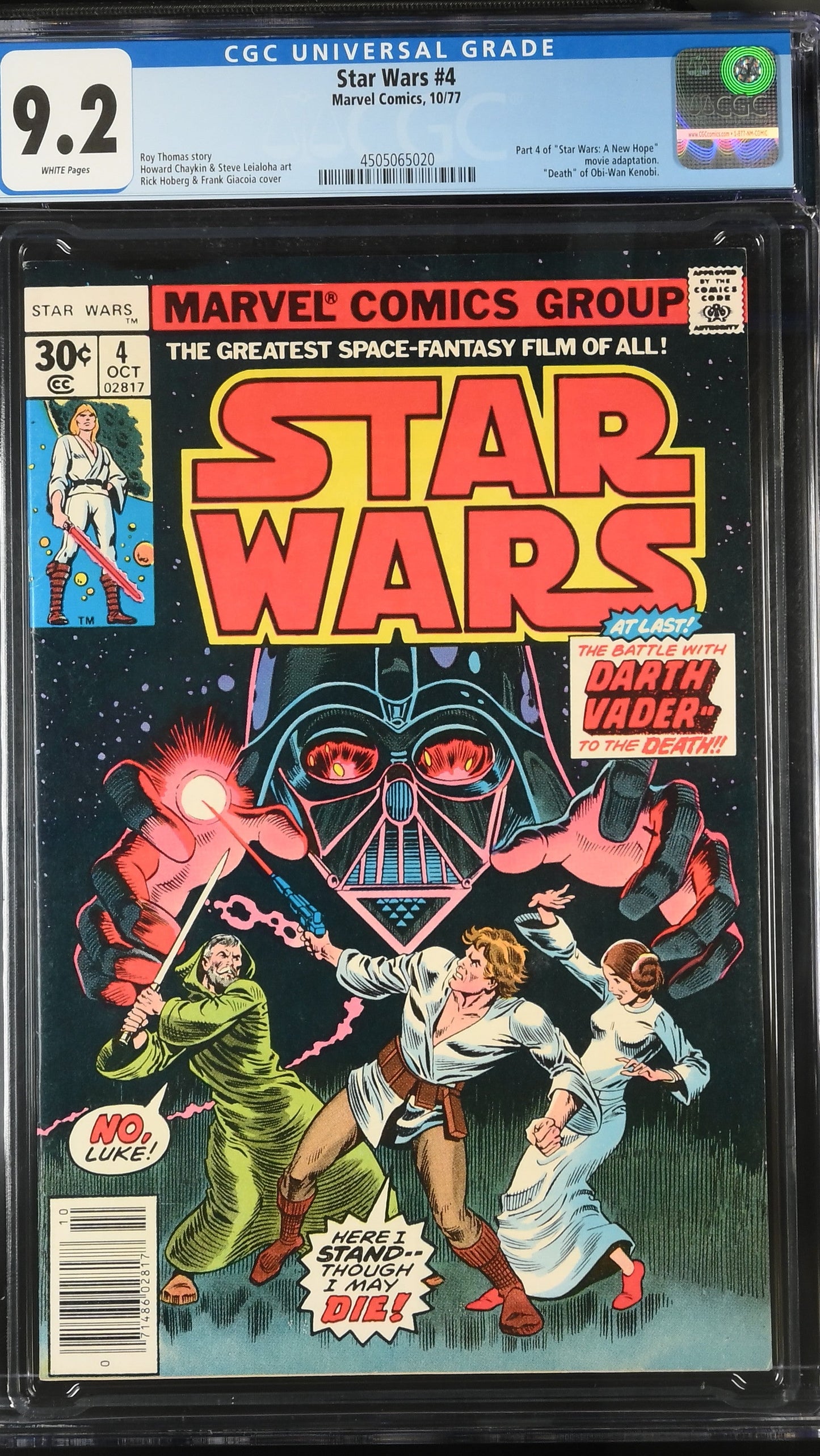 Star Wars #4 CGC 9.2