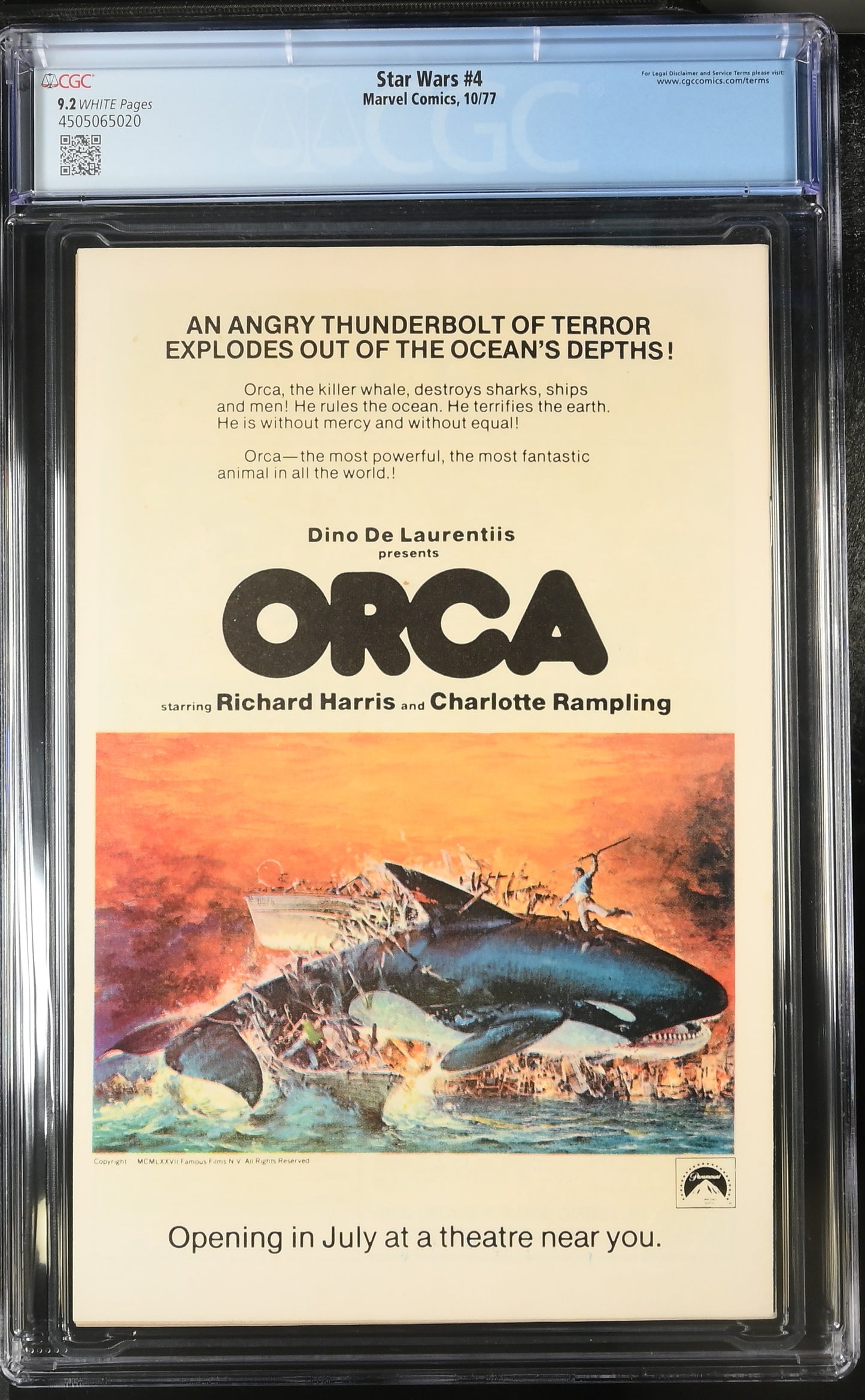 Star Wars #4 CGC 9.2