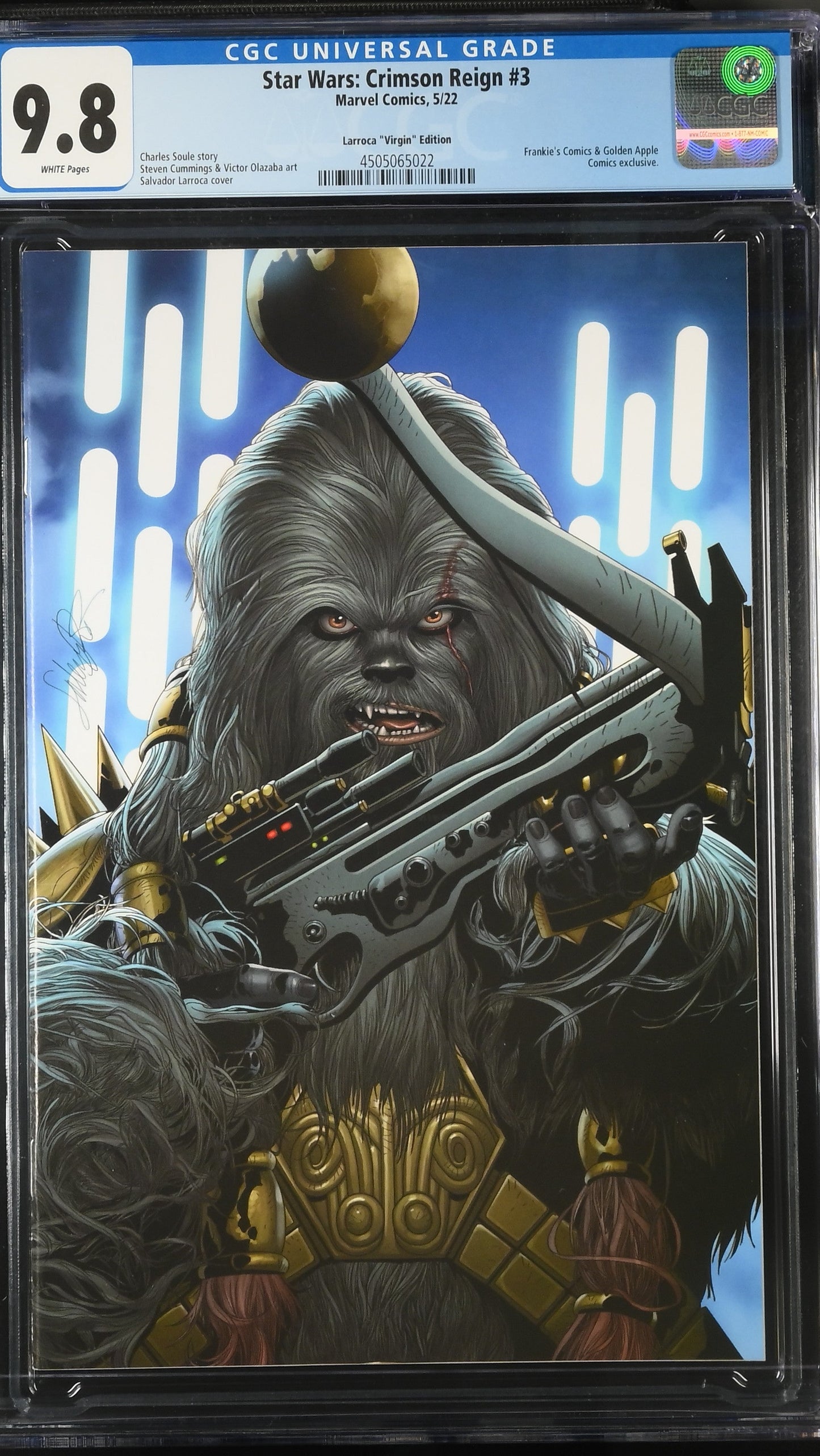 Star Wars Crimson Reign # 3 CGC 9.8 Larroca "Virgin" Variant