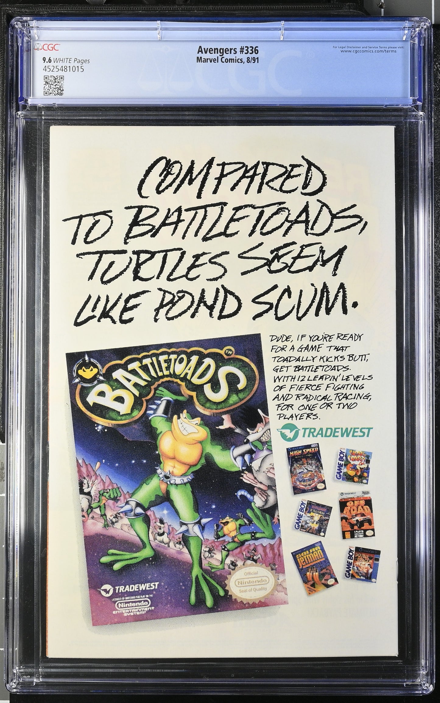 Avengers # 336 CGC 9.6