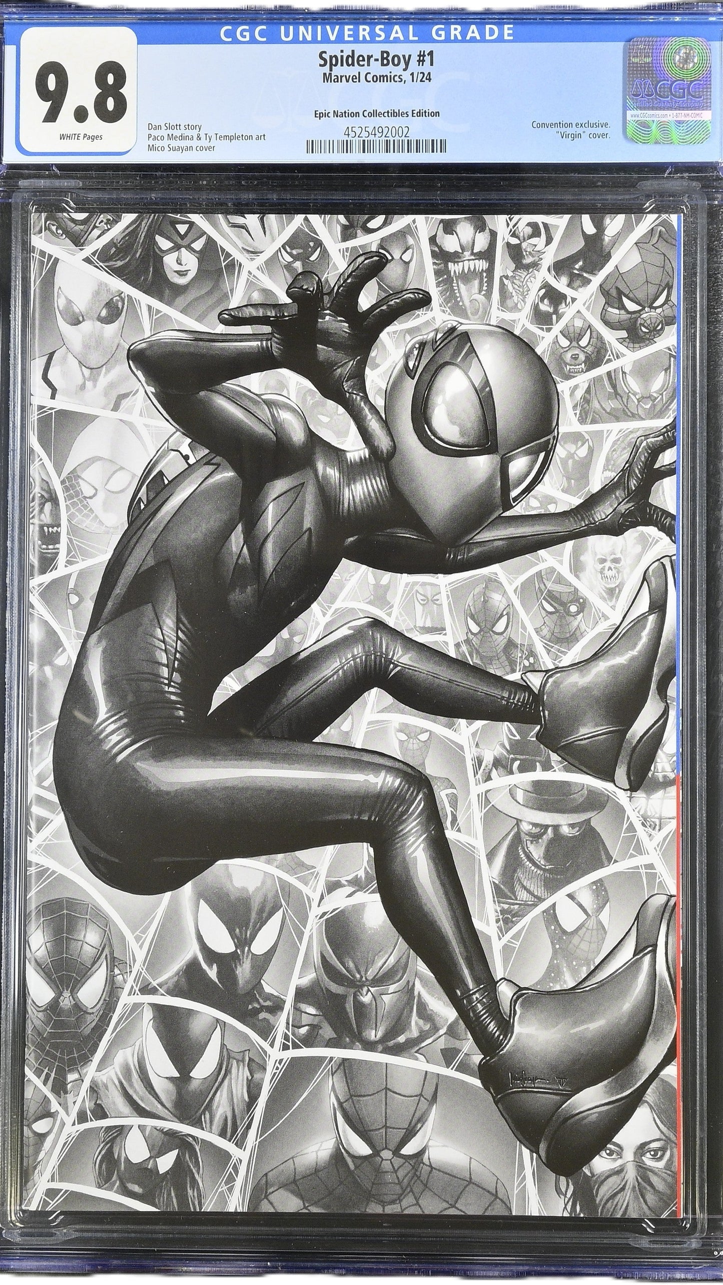 Spider-Boy #1 CGC 9.8 Suayan LACC (only 600)
