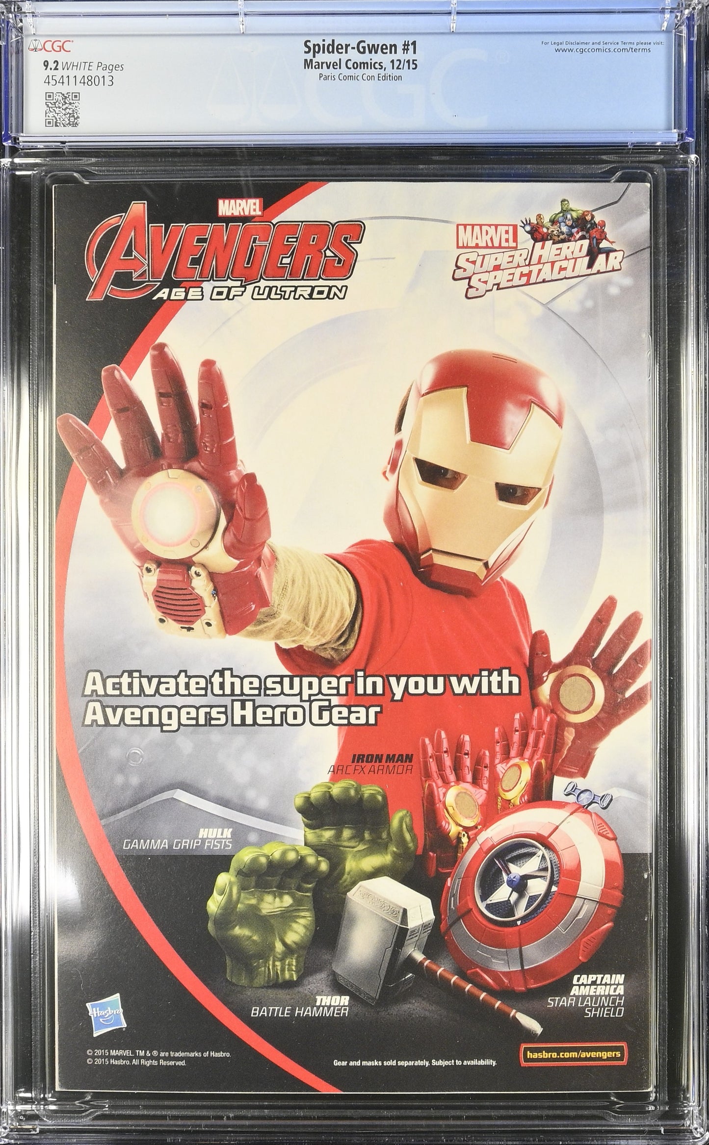 Spider Gwen #1 CGC 9.2