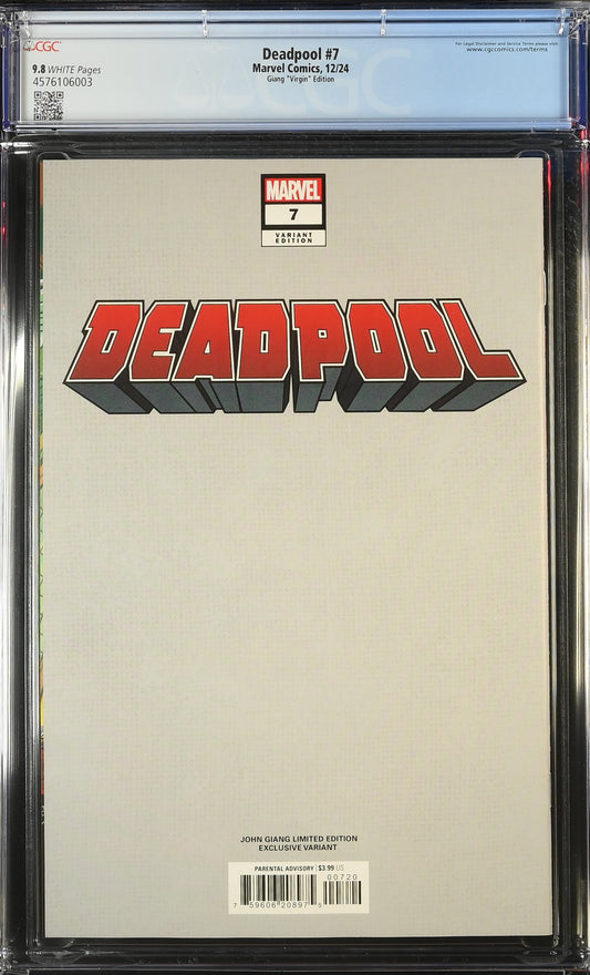 Deadpool # 7 CGC 9.8