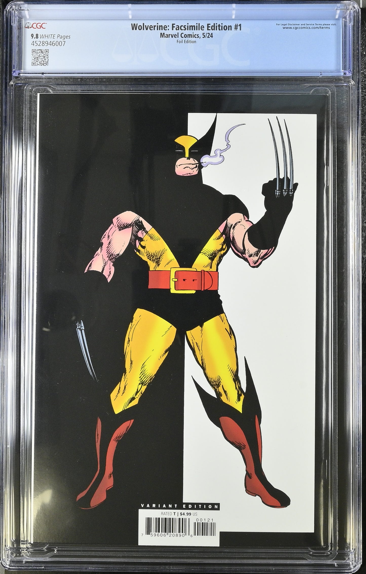 Wolverine Facsimile #1 CGC 9.8