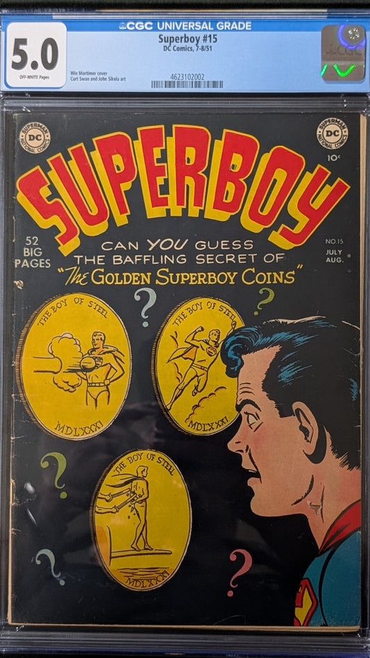 Superboy #15 CGC 5.0