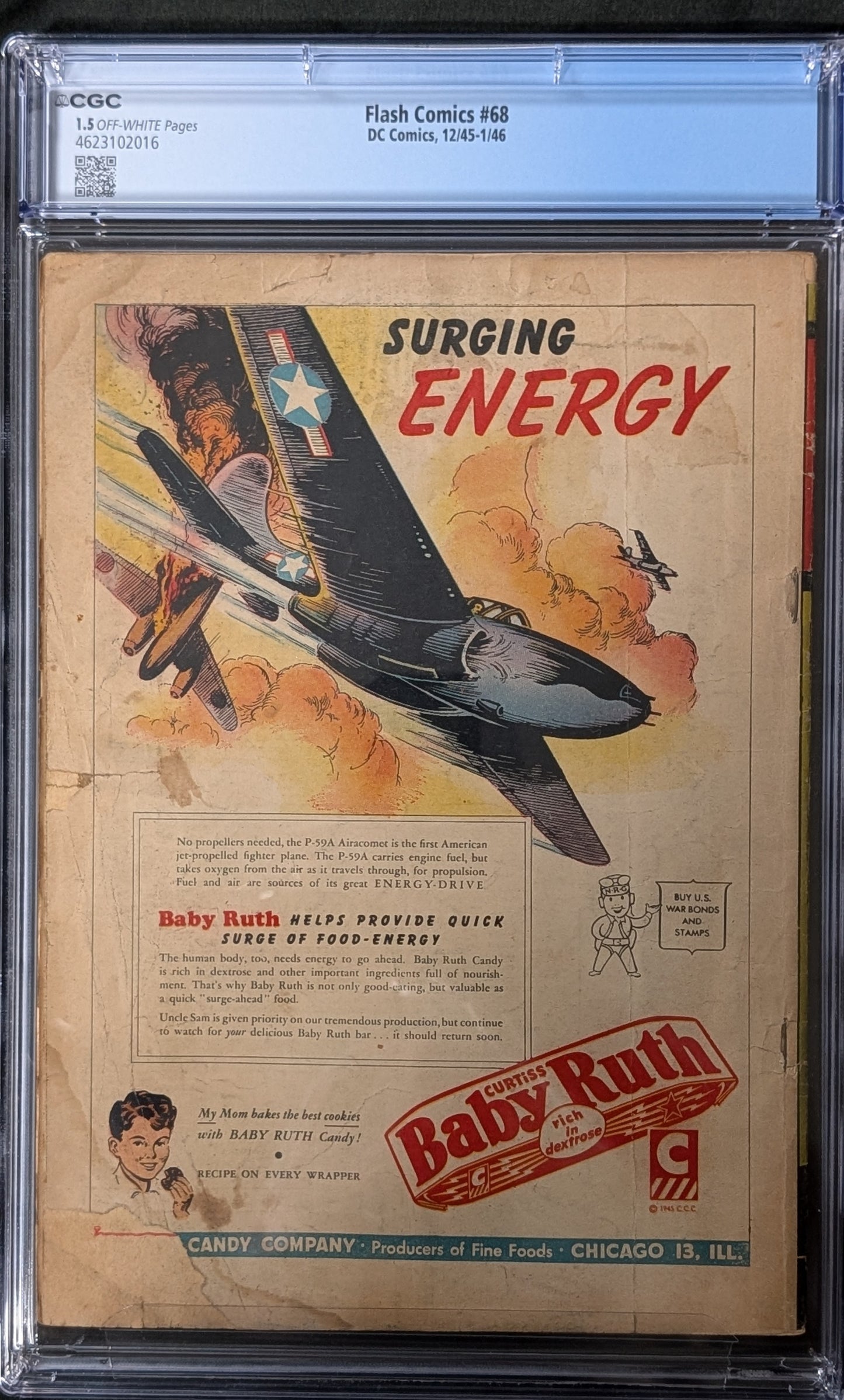 Flash Comics #68 CGC 1.5