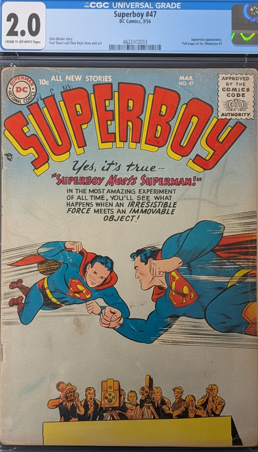 Superboy #47 CGC 2.0