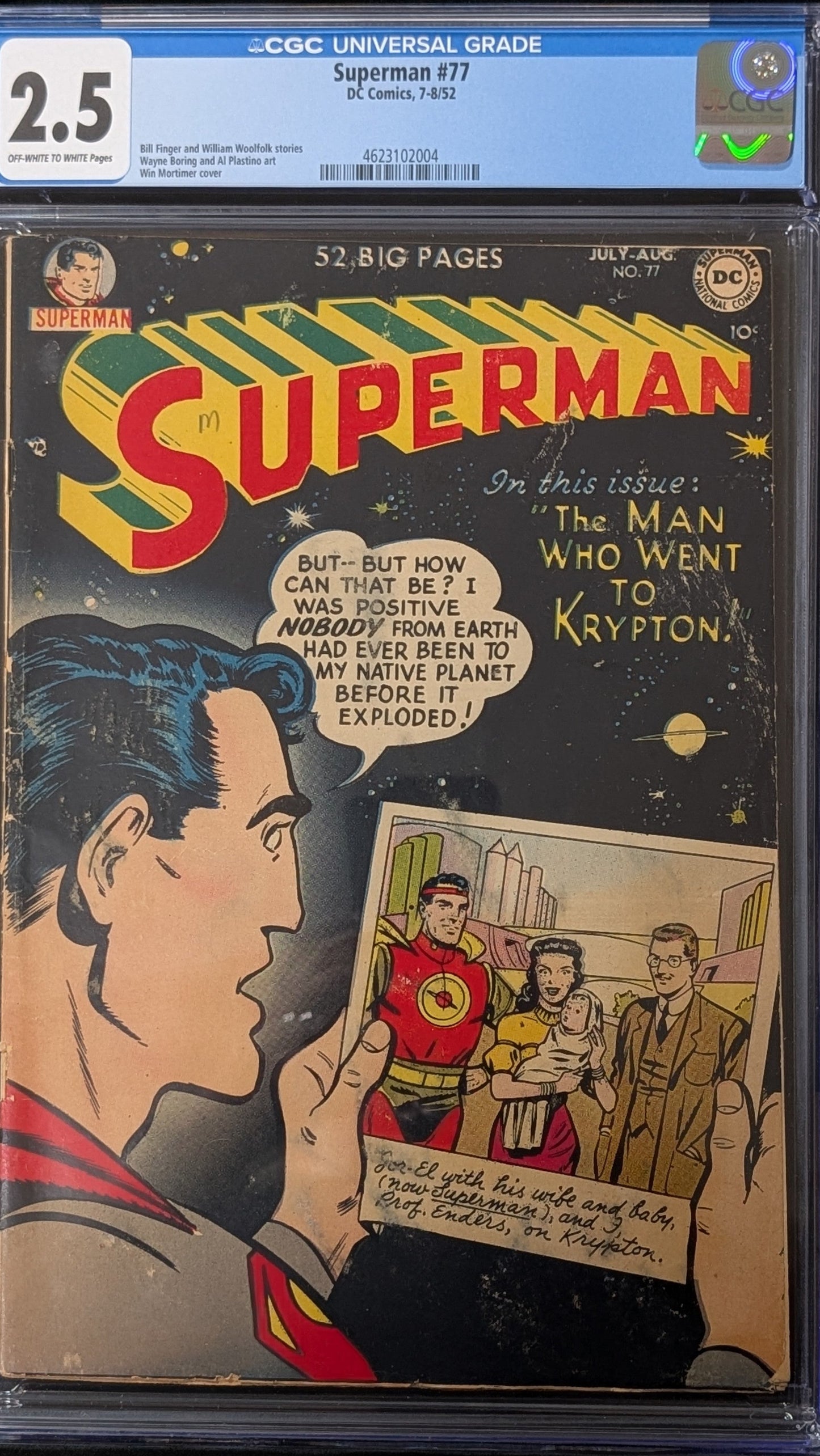 Superman #77 CGC 2.5