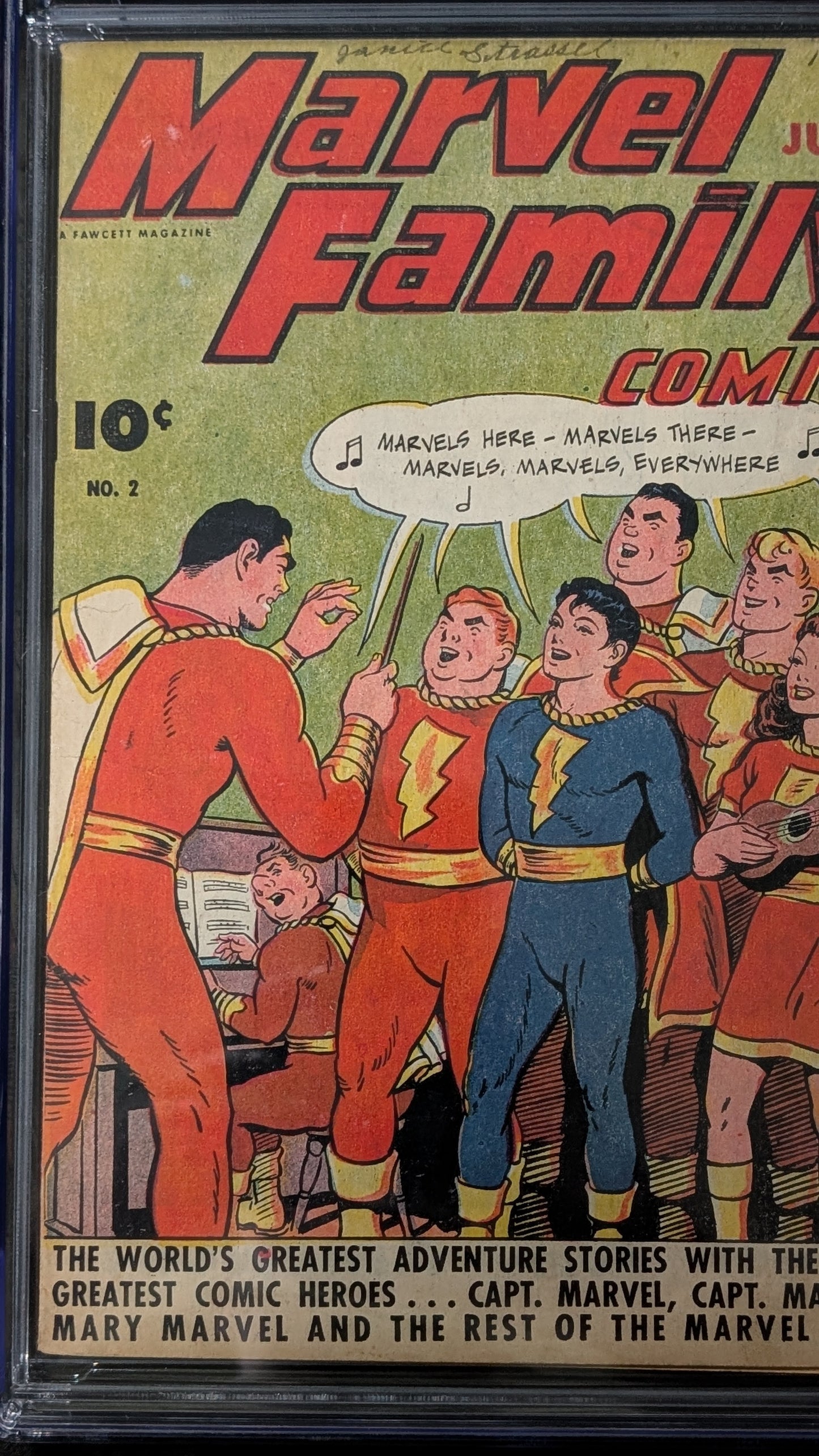 Marvel Family #2 QUALIFIED CGC 6.5