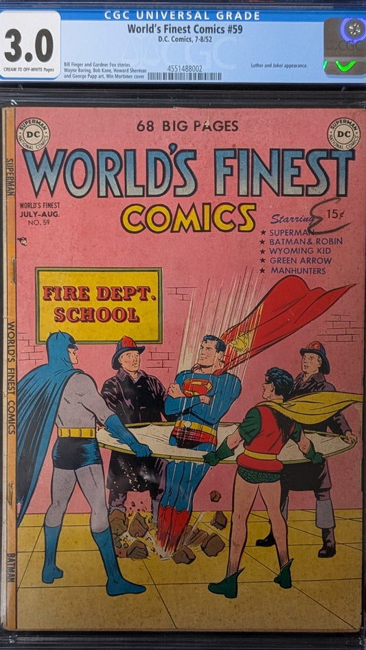 World's Finest #59 CGC 3.0