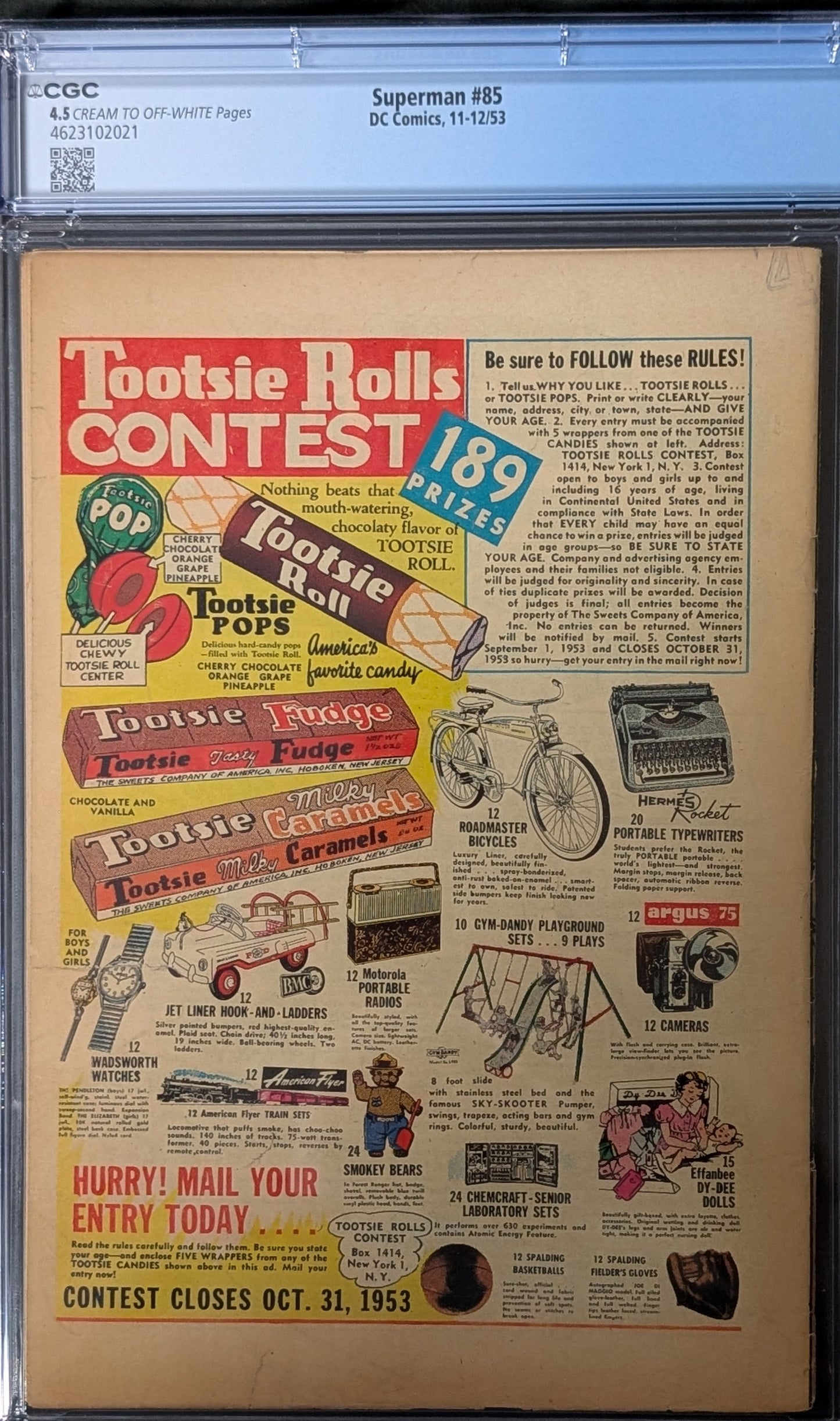 Superman #85 CGC 4.5