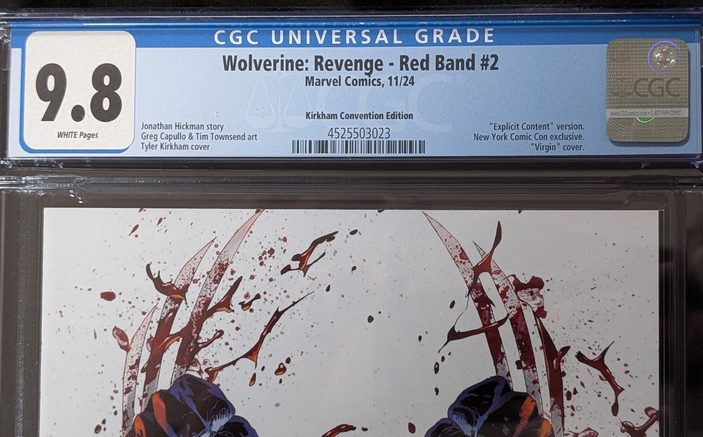 Wolverine Revenge: Red Band # 2 CGC 9.8