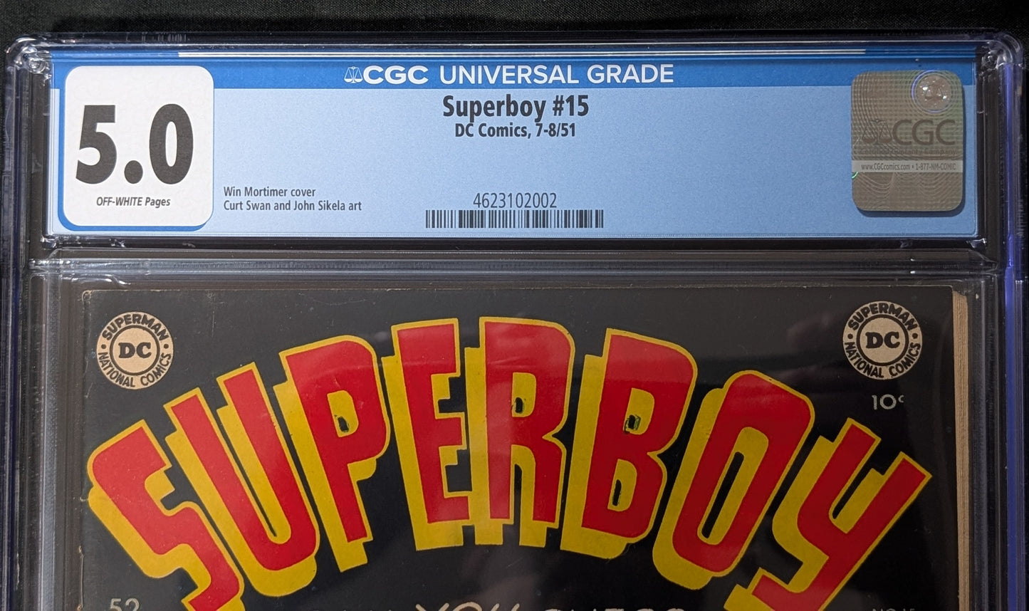 Superboy #15 CGC 5.0
