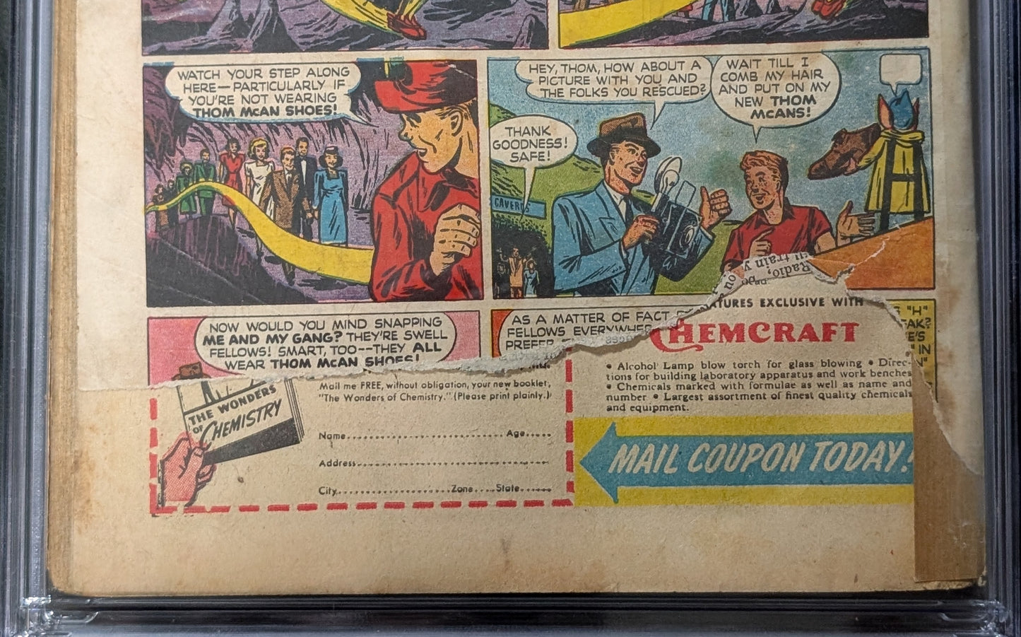 World's Finest #26 CGC .5 (Page 8 missing)