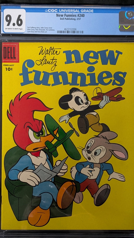 New Funnies # 240 CGC 9.6