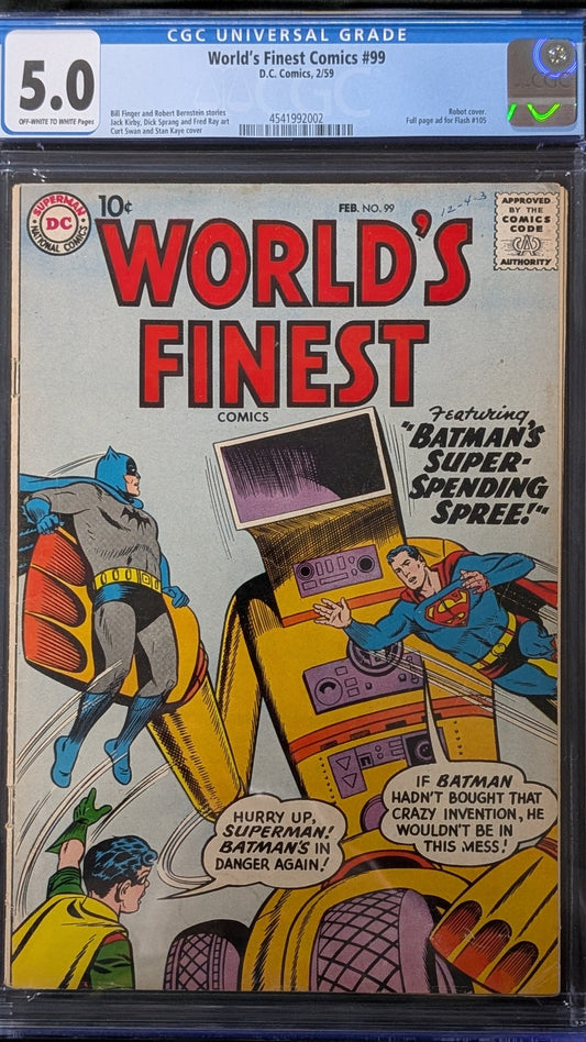 World's Finest #99 CGC 5.0