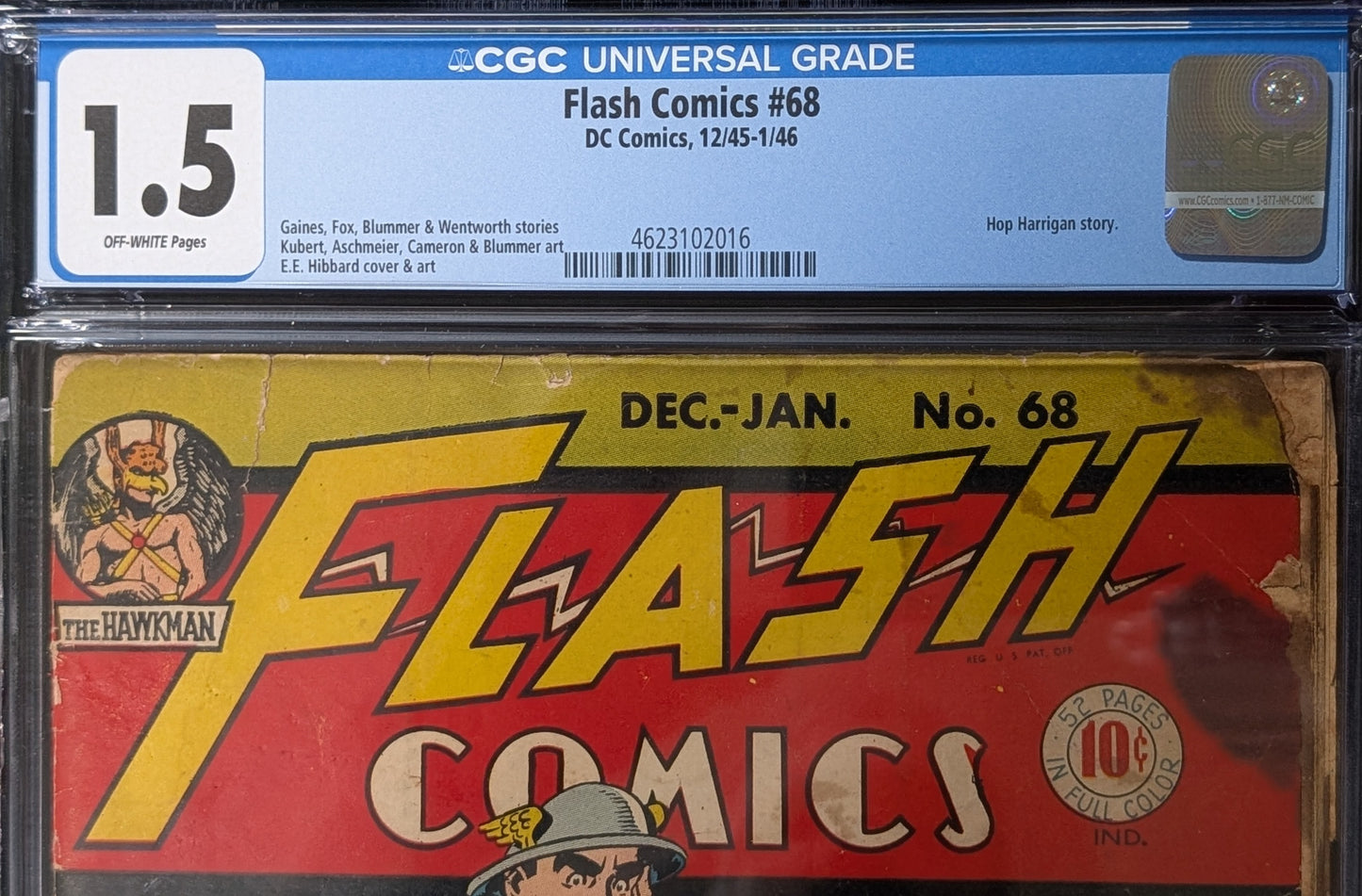 Flash Comics #68 CGC 1.5