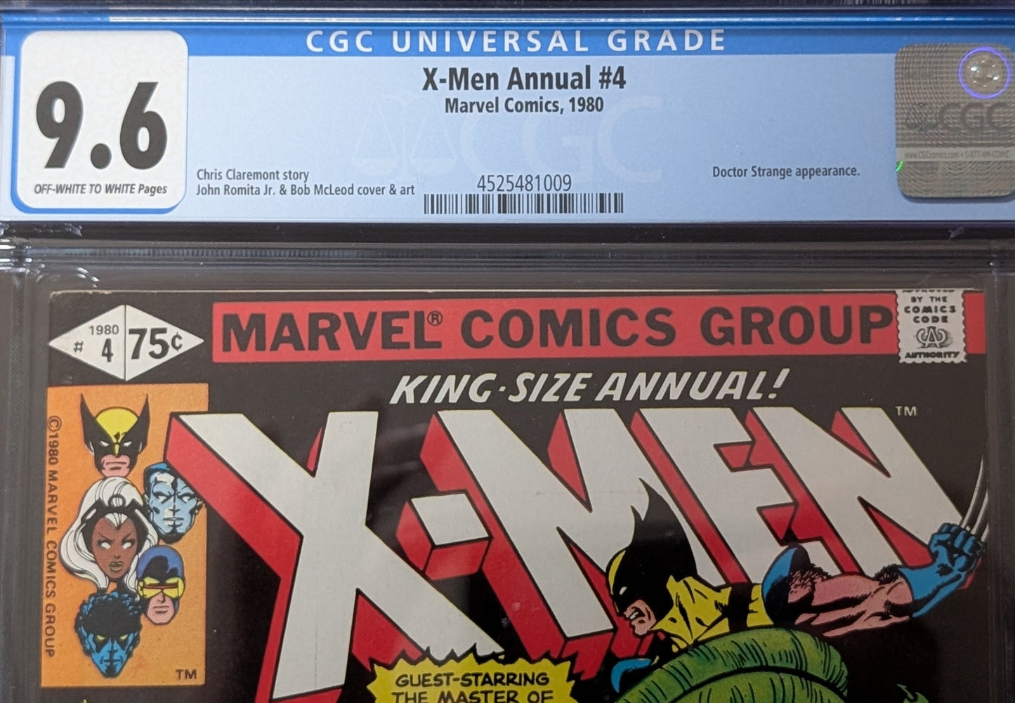 X-Men Annual #4 CGC 9.6
