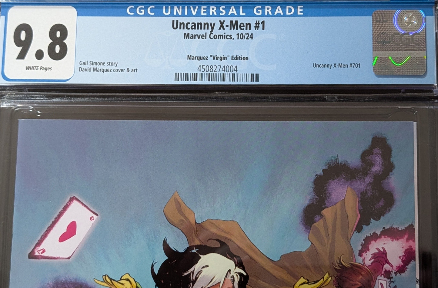 Uncanny X-Men #1 CGC 9.8 David Marquez Virgin