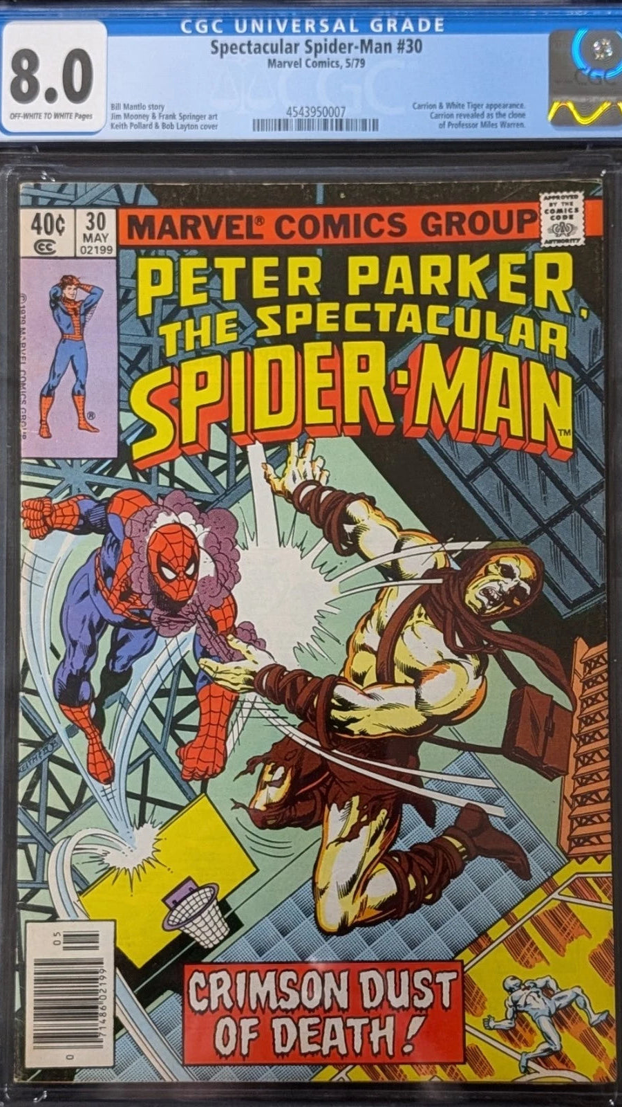 Spectacular Spider-Man #30 CGC 8.0