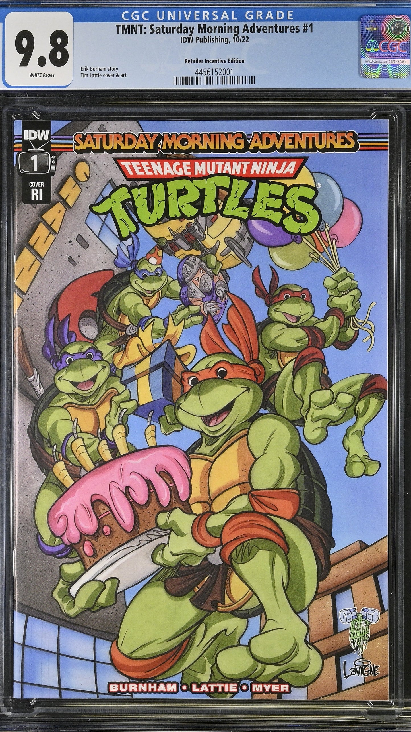 Teenage Mutant Ninja Turtles Saturday Morning Adventures #1 CGC 9.8