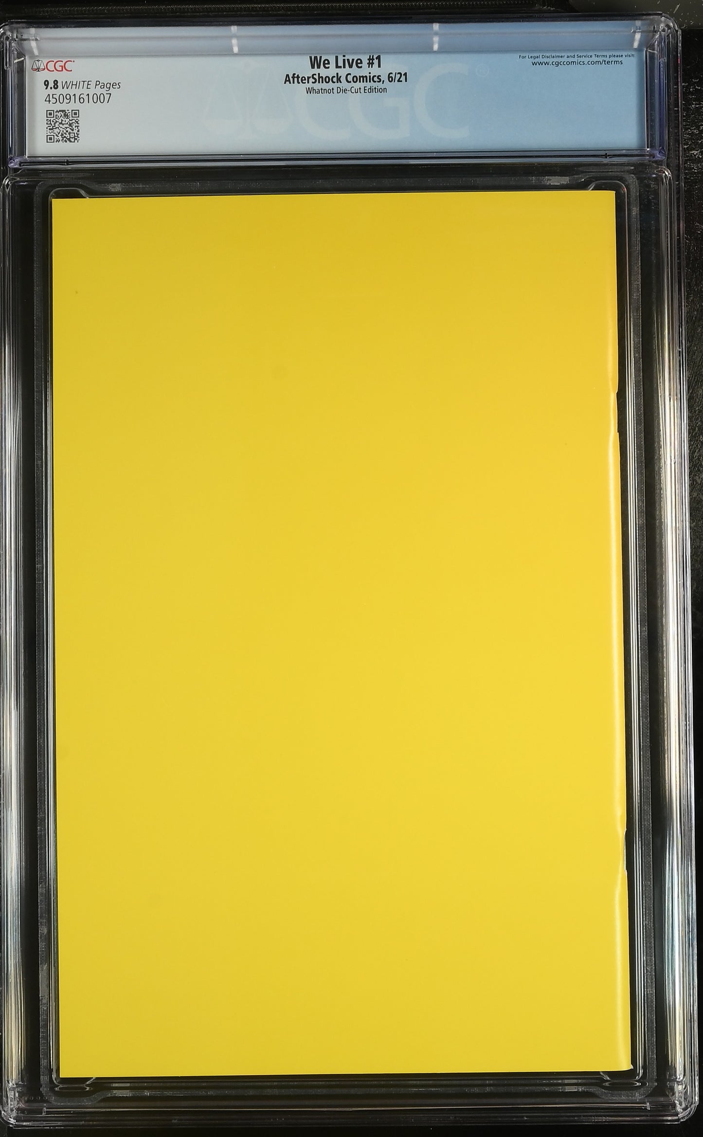 We Live # 1 CGC 9.8 Whatnot Die Cut Variant