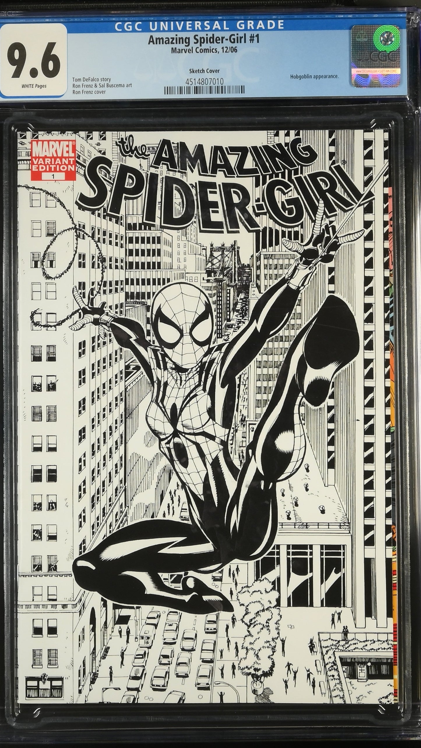 Amazing Spider-Girl #1 CGC 9.6
