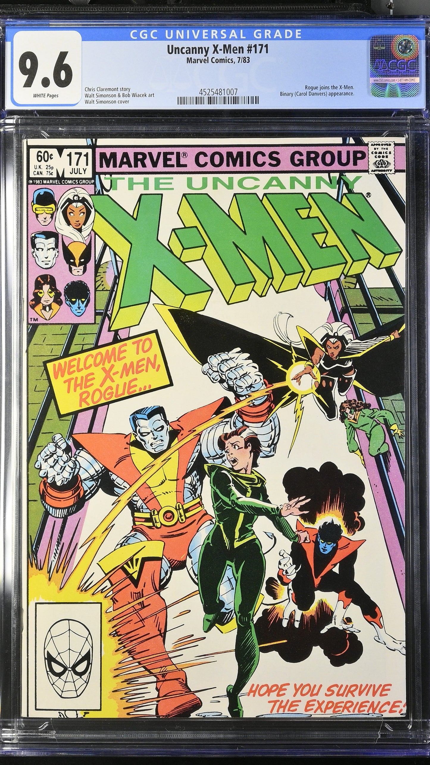 Uncanny X-Men #171 CGC 9.6