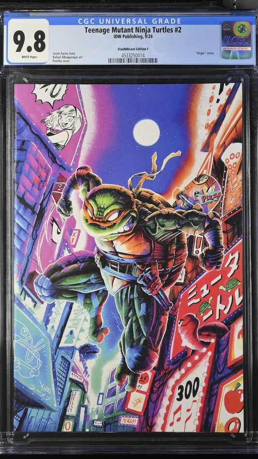 Teenage Mutant Ninja Turtles #2 CGC 9.8 NYCC Stashhhloot