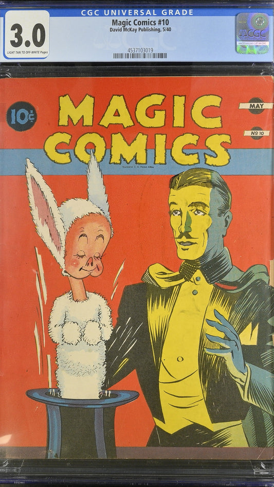 Magic Comics # 10 CGC 3.0 (1940) Good/VG