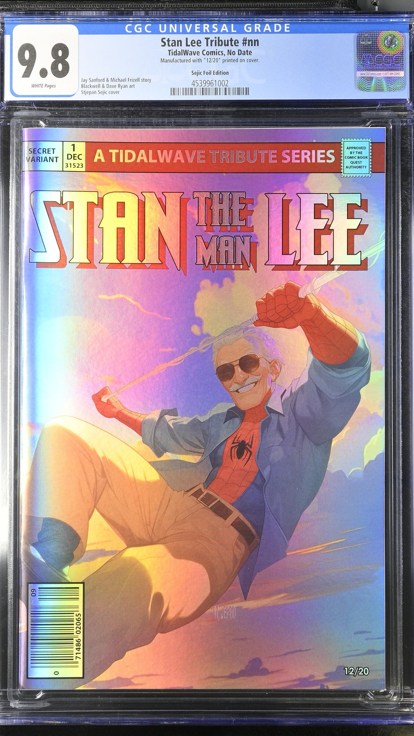 Stan The Man Lee #nn CGC 9.8