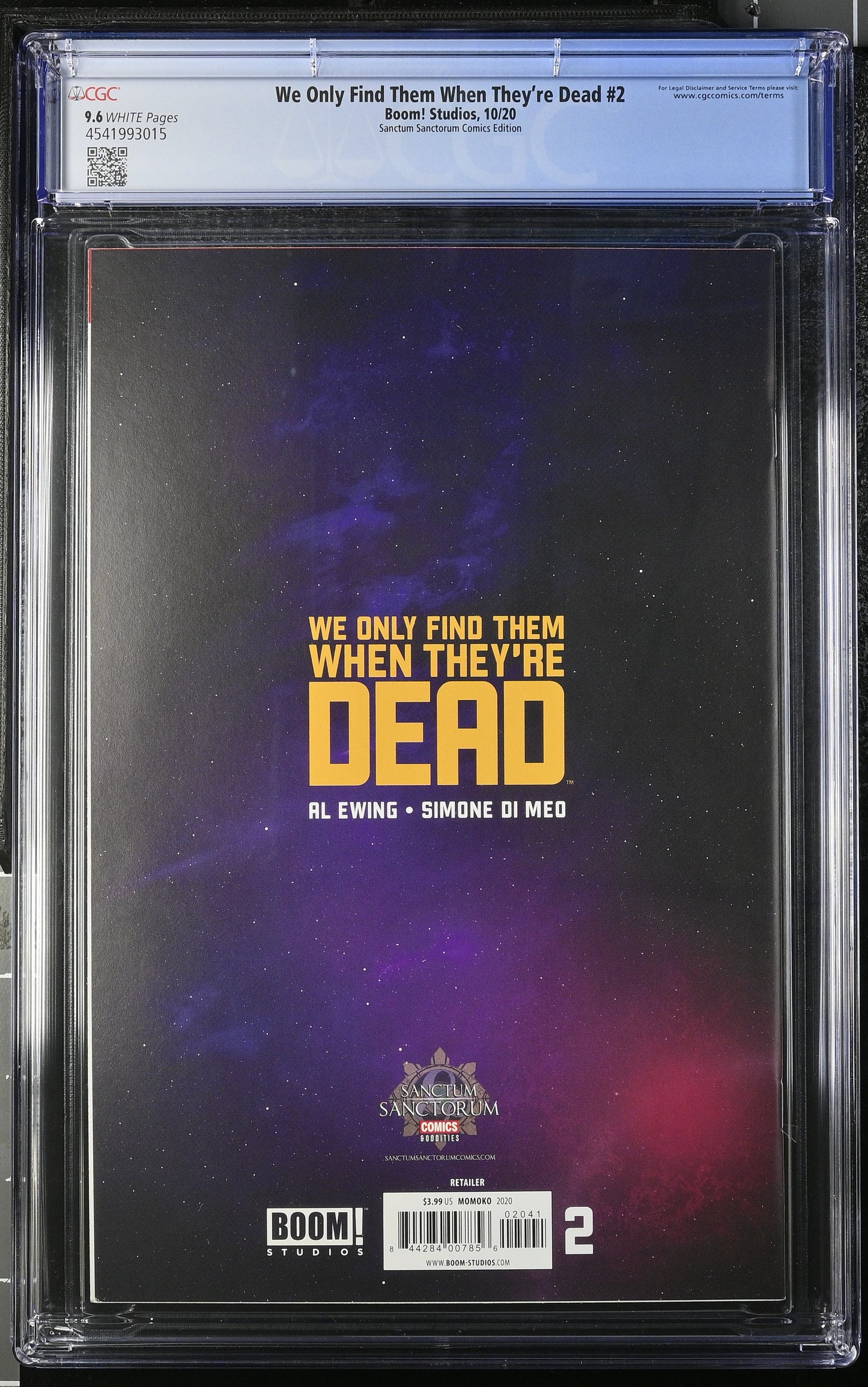We Only Find Them When They're Dead #2 CGC 9.6 Peach Momoko Sketch