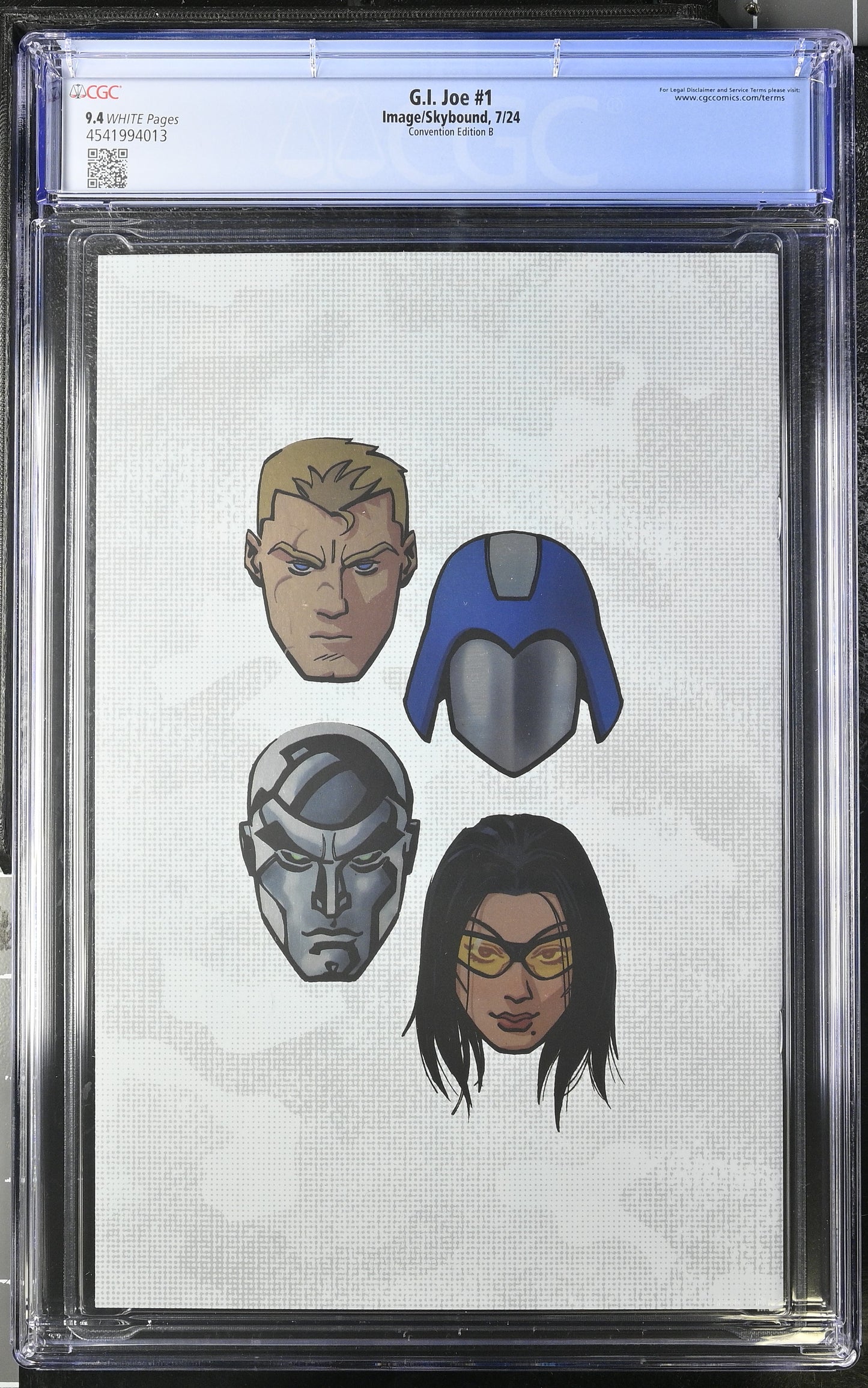 G.I. Joe # 1 CGC 9.4 SDCC 2024 Cobra Logo