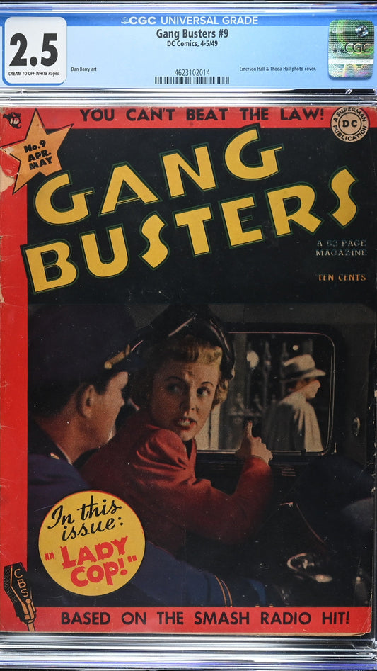 Gang Busters #9 CGC 2.5
