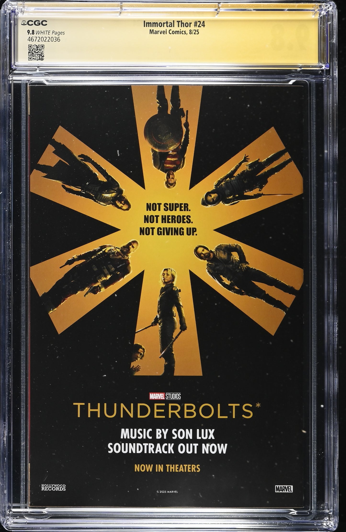 Immortal Thor # 24 CGC Signature Series 9.8