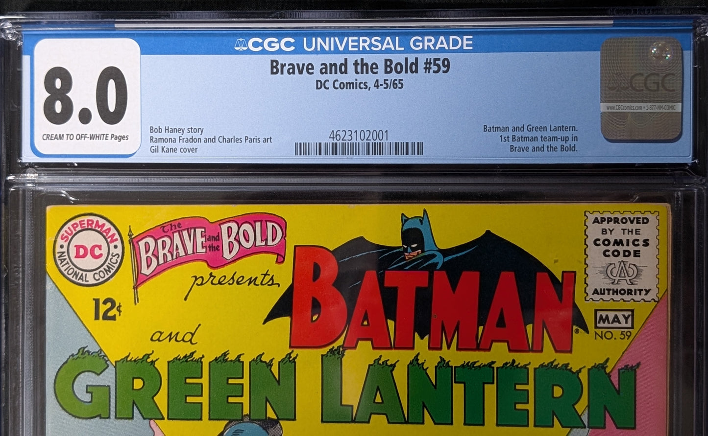 Brave and the Bold #59 CGC 8.0