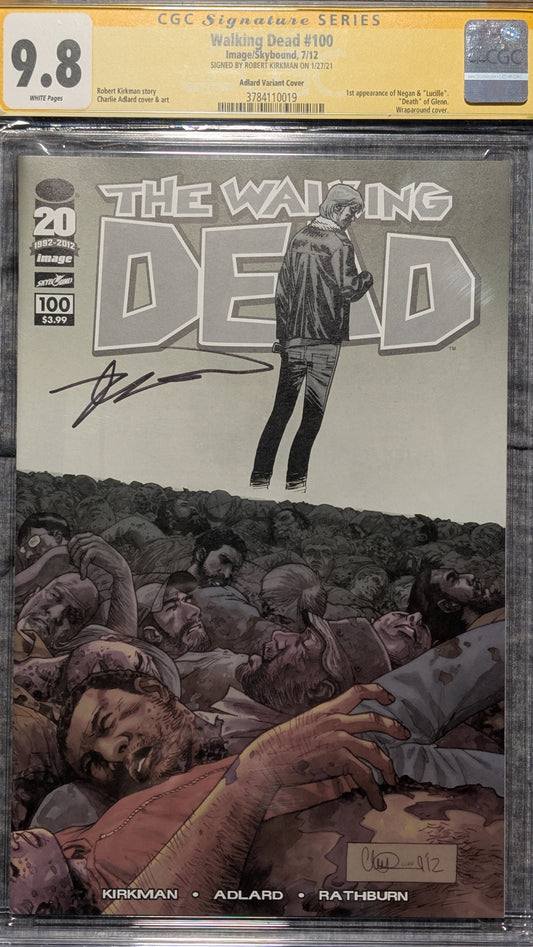 The Walking Dead # 100 Signature Series CGC 9.8
