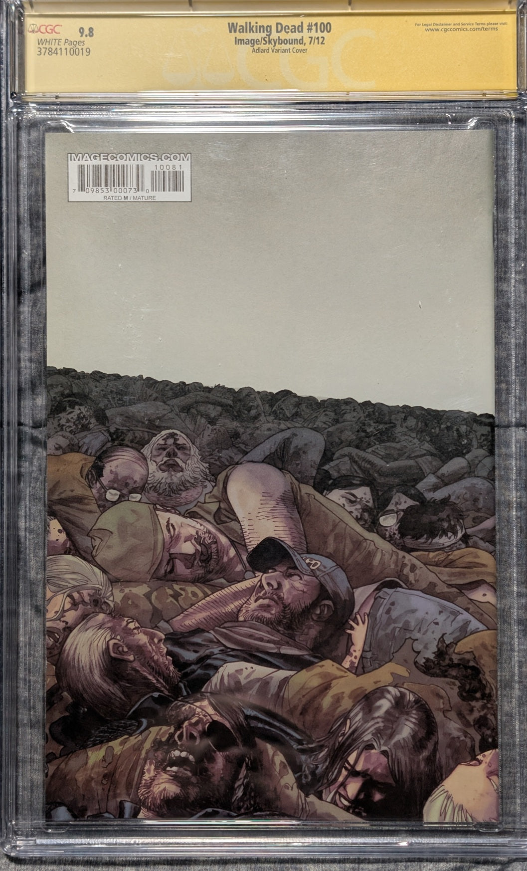 The Walking Dead # 100 Signature Series CGC 9.8