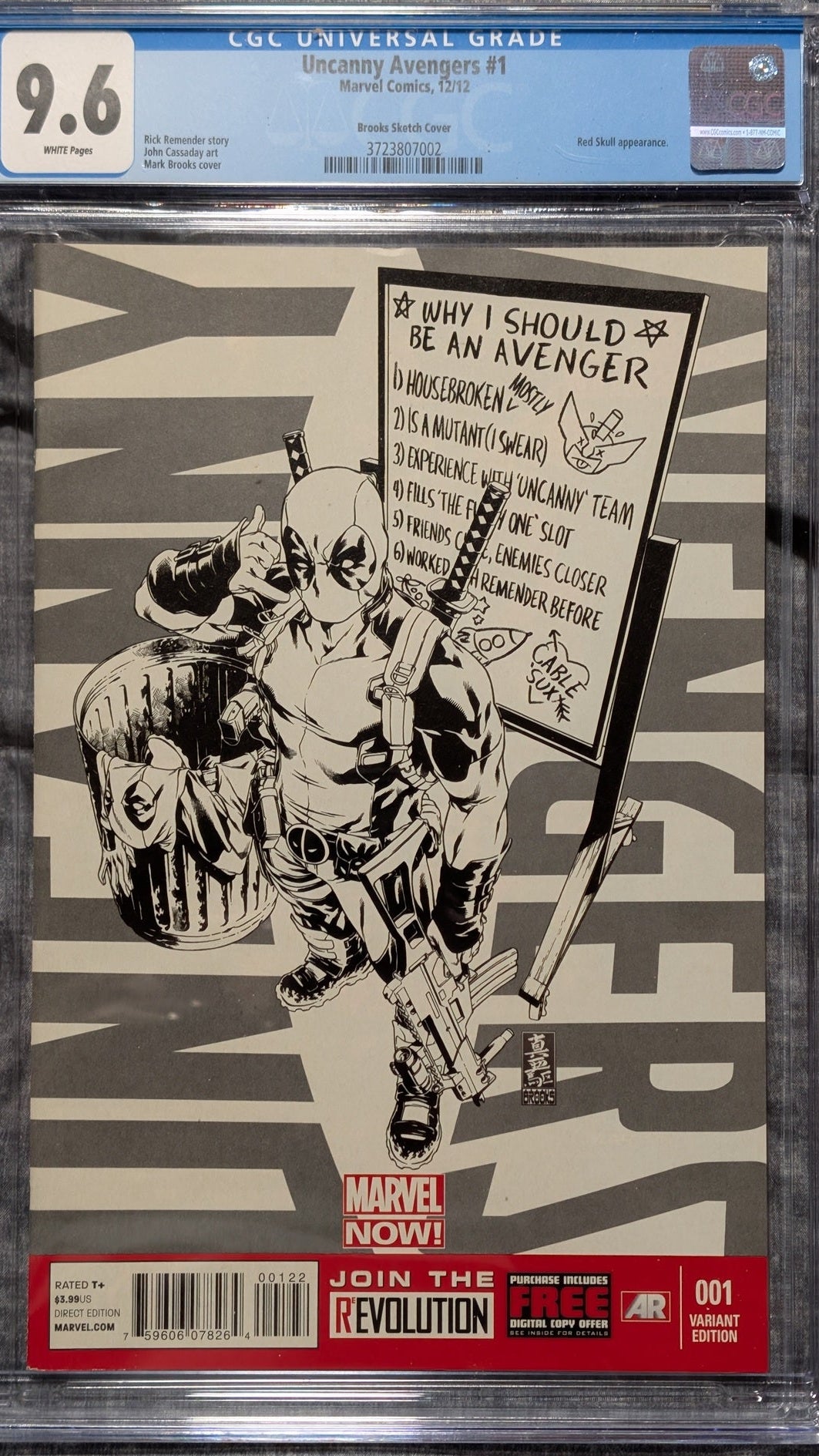 Uncanny Avengers #1 CGC 9.6