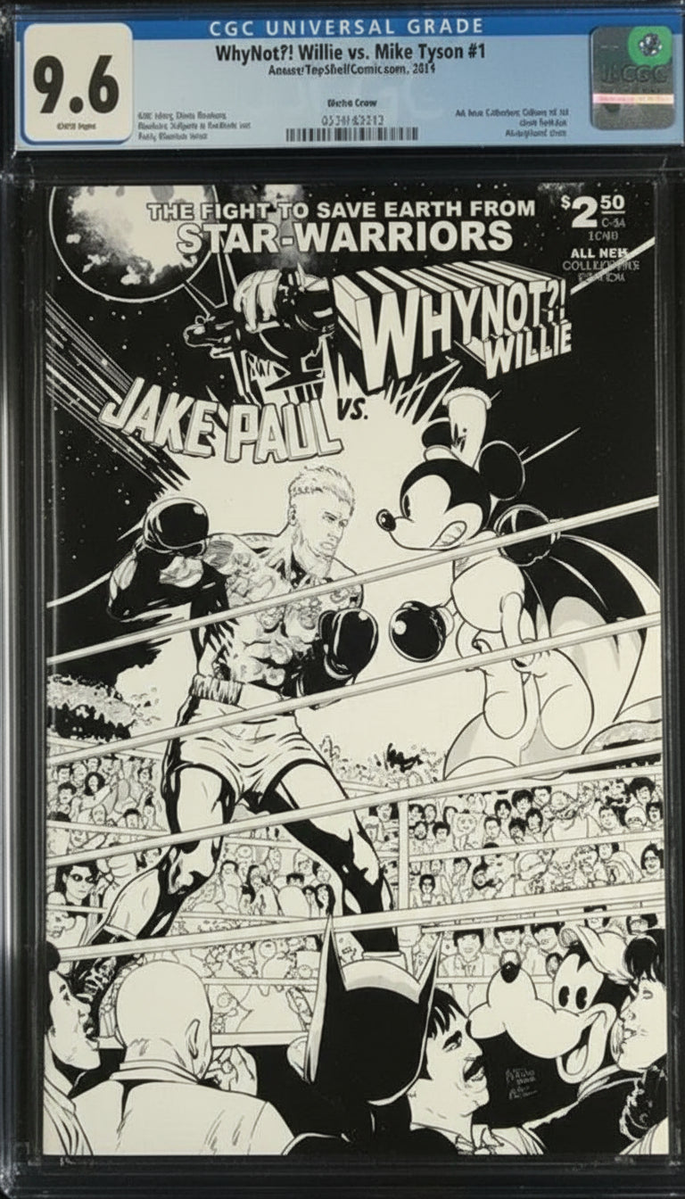 Whynot?! Willie vs Mike Tyson #1 CGC 9.6 w/ Jake Paul