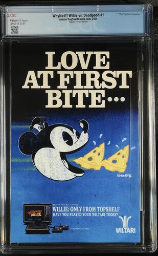 Whynot?! Willie vs Deadpooh # 1 CGC 9.8 Serial number # 73/100