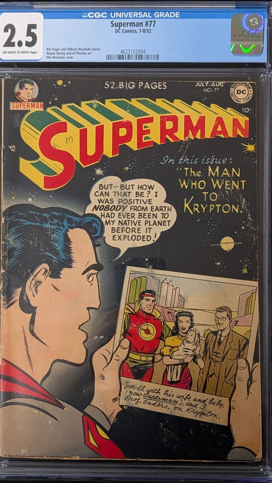Superman #77 CGC 2.5