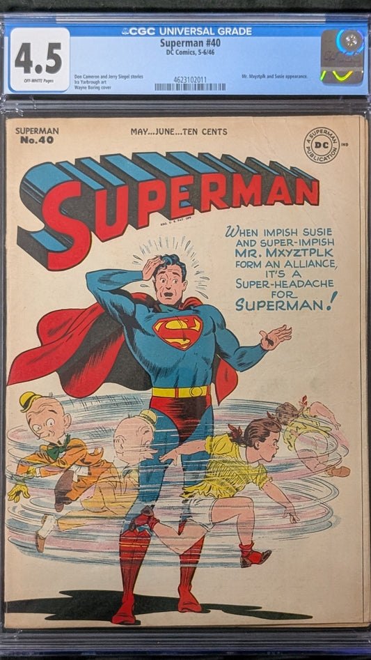 Superman #40 CGC 4.5