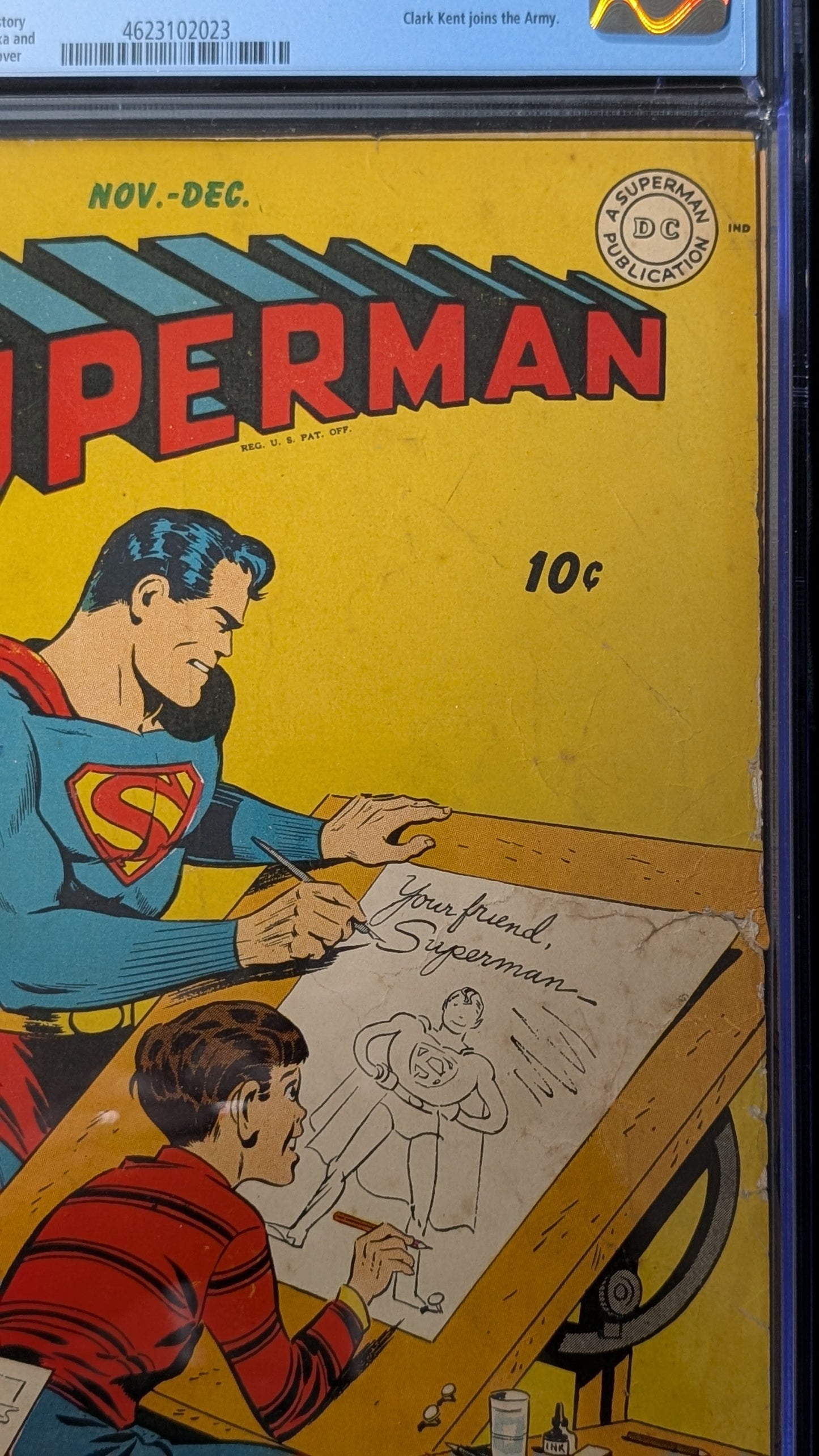 Superman #25 CGC 4.0