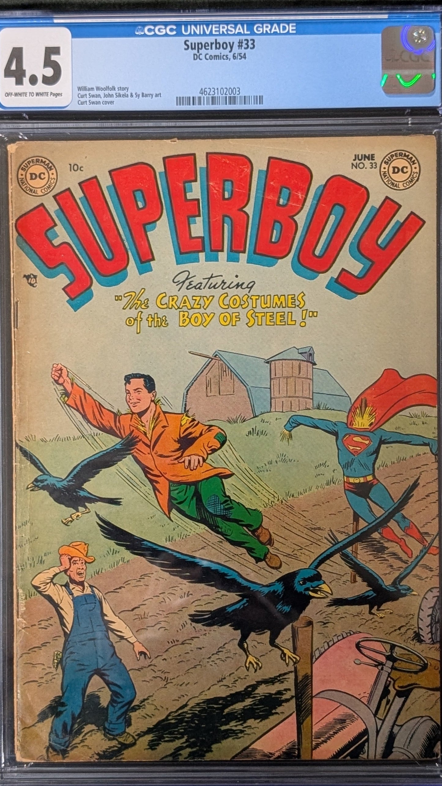 Superboy #33 CGC 4.5