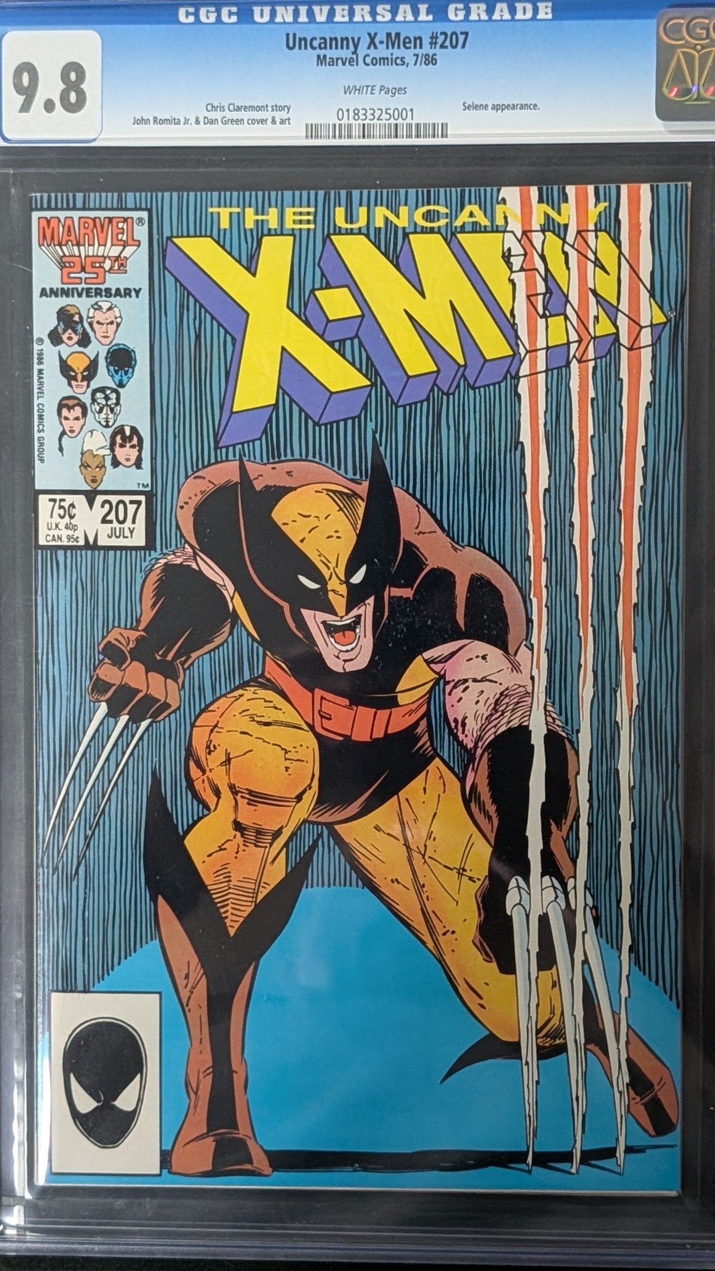 Uncanny X-Men #207 CGC 9.8