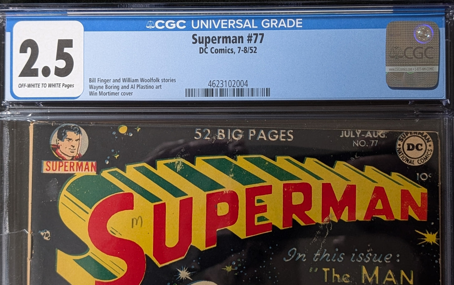 Superman #77 CGC 2.5