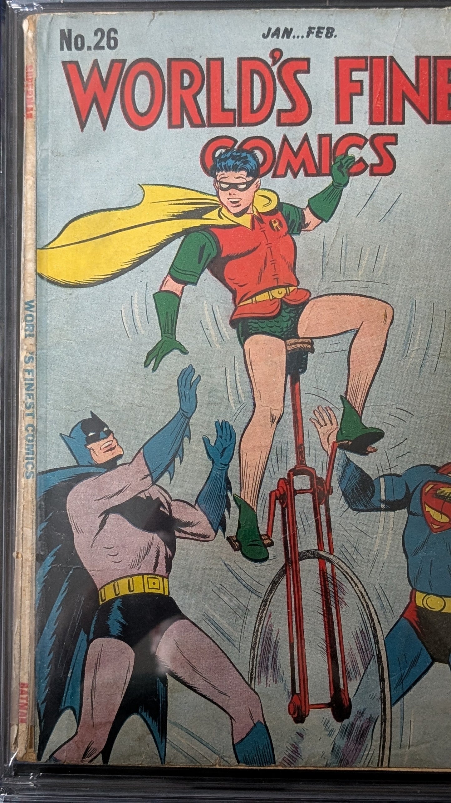 World's Finest #26 CGC .5 (Page 8 missing)