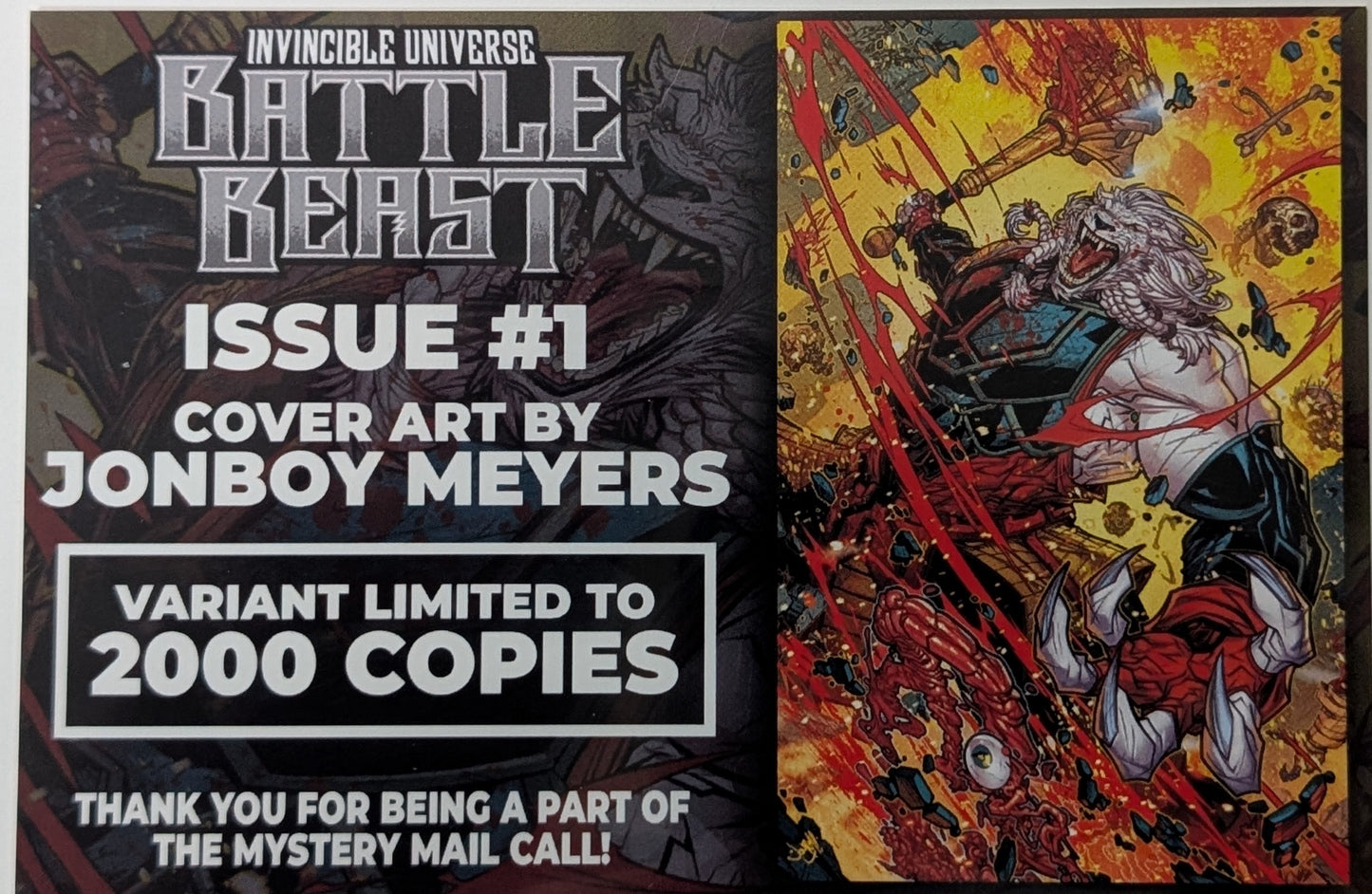 Invincible Universe: Battle Beast #1 CGC 9.9